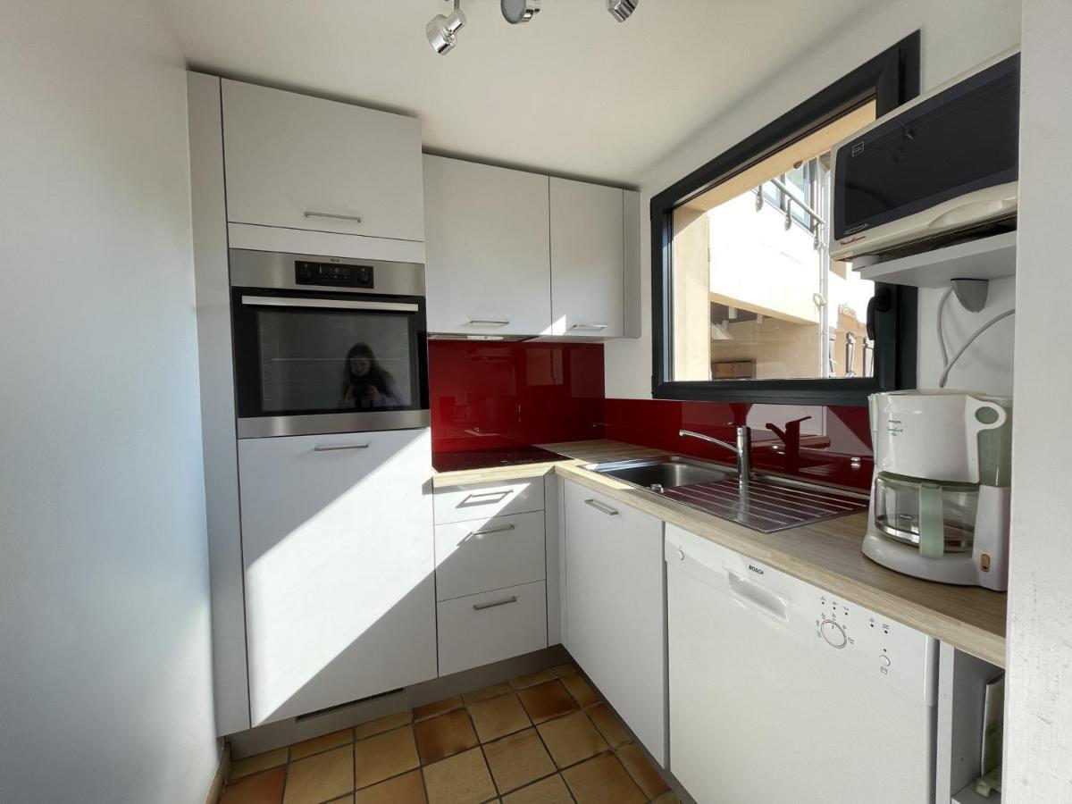 Appartement Duplex En Front De Mer Avec Terrasse - Acces Direct Plage - 2 Chambres + Cabine - Fr-1-361-456 滨海圣佩 外观 照片